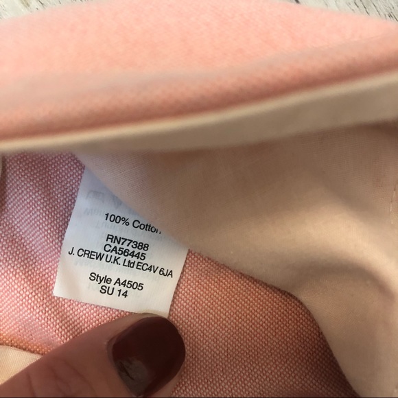 J. Crew lightweight cotton pink shorts - Picture 4 of 4